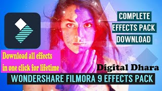 How to download all Filmora Effect in one click  Filmora video editor all effects for free [upl. by Alba]