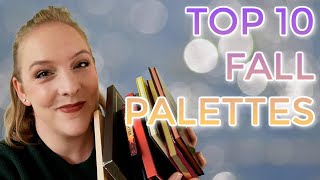 TOP 10 FALL PALETTES 2024  The best eyeshadow palettes for autumn [upl. by Saibot785]