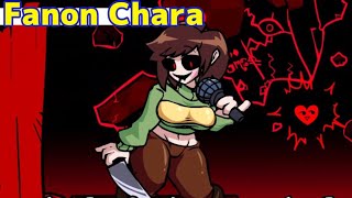 Friday Night Funkin VS Fanon Chara  Yet Another VS Chara Mod Undertale FNF ModHard [upl. by Arelus]