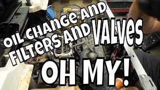 1999 EZGO TXT Gas  Hard Starting Oil Change Clean Carb [upl. by Talia]