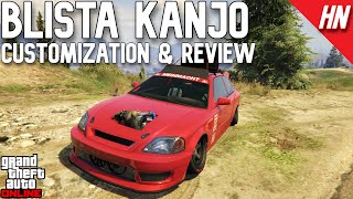 Dinka Blista Kanjo Customization amp Review  GTA Online [upl. by Yanad]