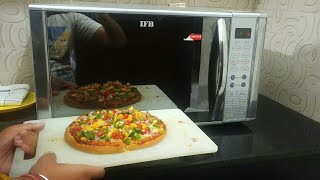 How to make pizza in IFB microwave with convection mode [upl. by Charpentier609]