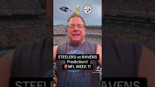 STEELERS vs RAVENS Prediction 🚨NFL WEEK 11 [upl. by Ellierim147]