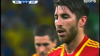 Sergio Ramos botó un tiro penal en la final de la Copa Confederaciones [upl. by Nillad]