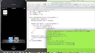 neuNode Nodejs server running on iPhone [upl. by Ailenroc]