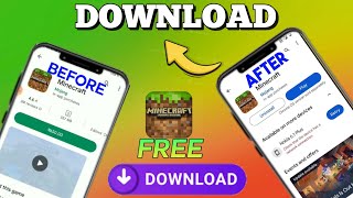 Download Free Minecraft In Android  How To Download Minecraft For Free 2024 [upl. by Adalheid]