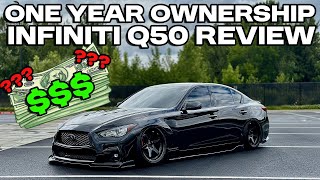 Q50 1 Year Ownership Review  How Much Have I Spent [upl. by Yecats]