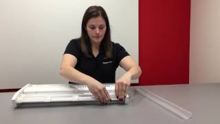 Lithonia Lighting® IBEAM® IBG LED High Bay Lens Sample Kit Installation [upl. by Honora]