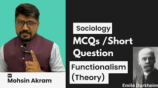 Sociological Theories  Functionalism by Emile Durkheim [upl. by Ennazus]