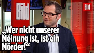 BILD Chef Julian Reichelt erklärt So gehen Grüne mit Kritik um [upl. by Bil]