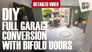 How to Convert a Garage to Living Space  Garage Conversion Video Tour [upl. by Esya]