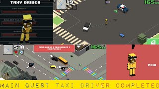 Smashy Road Wanted 2  TAXI DRIVER  Main Quest Completed  quot TAXI DRIVERquot Unlocked New Missions [upl. by Aihsak]