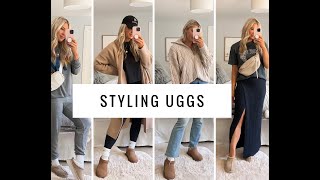 Styling Uggs  Uggs Slippers  How To Style Uggs [upl. by Rramal770]