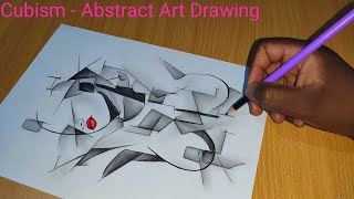 Cubism Art  Abstract Art  Drawing [upl. by Nealon]