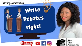 Write Debates Right Get High Scores for Debate Questions [upl. by Brynna]