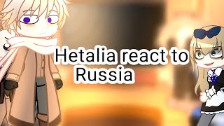 Hetalia react to RussiaALL VIDEOS NOT MINE [upl. by Hartnett122]