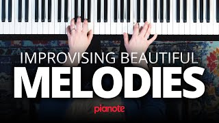 Improvising Beautiful Melodies On The Piano Tutorial [upl. by Revolc561]