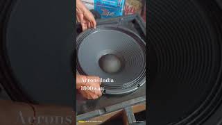 Aerons India 1800 watt bass speaker trending [upl. by Nnylharas]