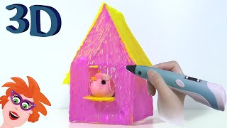 DIY 3D vogelhuisje maken met 3D Pen [upl. by Denton375]