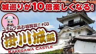 【お城解説】100名城NO42：掛川城 山内一豊の知られざる凄い城 Japan Kakegawa Castle Yamauchis unknown blue castle [upl. by Kcirdderf]