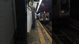 R160 G Train at Broadway station mta train gtrain r160 shorts [upl. by Ardell]