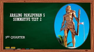 SUMMATIVE TEST AP5 QUARTER 3 [upl. by Serolod160]