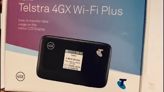 Telstra 4GX WiFi Plus MF910Y Unboxing [upl. by Floss976]