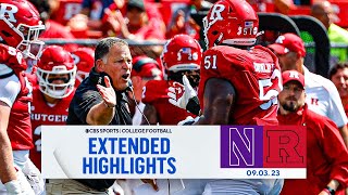 Northwestern vs Rutgers Extended Highlights  CBS Sports [upl. by Anneh]