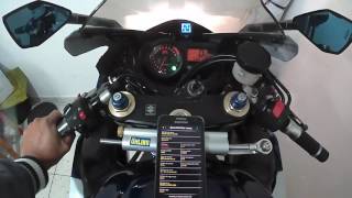 Healtech quick shifter iQSE1 Suzuki GSXR SRAD [upl. by Kilam44]