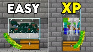 BEST MOB SPAWNER XP FARMS in Minecraft Bedrock 121 [upl. by Eiliak]