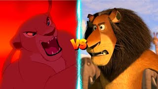 NALA VS ZUBA  COMBATE DE PERSONAGENS 53 [upl. by Yerhpmuh]