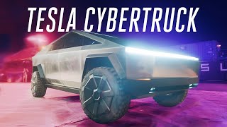 Tesla Cybertruck first ride inside the electric pickup [upl. by Dulcine746]