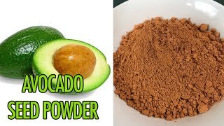 AVOCADO SEED POWDERDIY [upl. by Gavan]