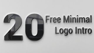 20 free Amazing intro logo After Effect Template [upl. by Cesaro]