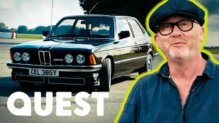 Drew amp Paul Get Rid Of A Decade Worth Of Dirt On A BMW 323i  Salvage Hunters Classic Cars [upl. by Lim64]