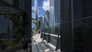 The garden at 120 london thingstodo thingstodoinlondon skygarden londoncity [upl. by Nauqahs]