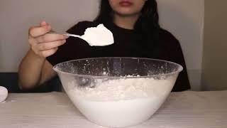 Squeaky Cornstarch ASMR Sounds [upl. by Ahsinid]