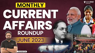 June Current Affairs 2023  Monthly Round Up  CLAT 2024 Current Affairs [upl. by Teiluj738]