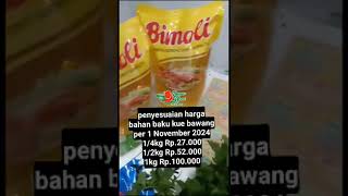 penyesuaian harga kue bawang damiru berdasarkan bahan baku yang digunakan youtubeshorts [upl. by Eniale237]