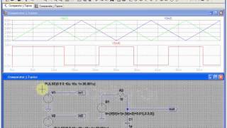 2 input comparator Simulation using LTspice [upl. by Kera]