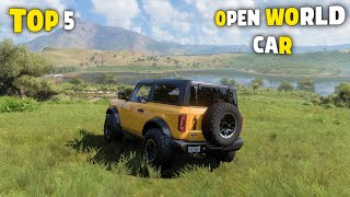 Top 5 Open World Car Driving Games For Android  Best open world games for android [upl. by Lustick]