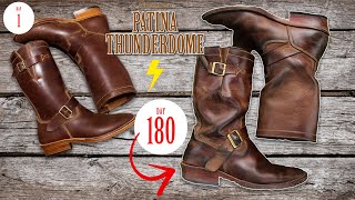 EP41 ⚡Stitchdown Patina Thunderdome⚡ Boot Camp Leather Perspective [upl. by Yknarf924]