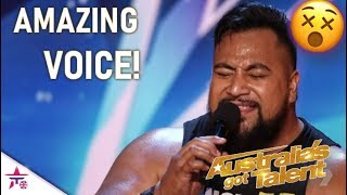 Eddie Williams Strongest Man On Earth SHOCKS With A Singing Audition😱 Australias Got Talent 2019 [upl. by Dewie694]