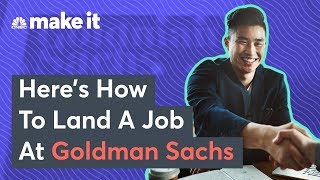 How To Get A Job At Goldman Sachs [upl. by Roseann]