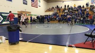 2022 MSHSL Section 5A Individual Wrestling Tournament  Mat 1  3rd Place Matches [upl. by Kong]