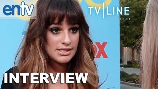 Glee Season 4 Scoop Lea Michele Talks Rachels New Man amp More [upl. by Losyram]