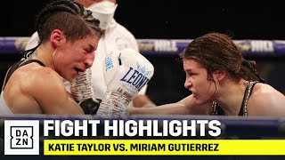 HIGHLIGHTS  Katie Taylor vs Miriam Gutierrez [upl. by Kurtzig]