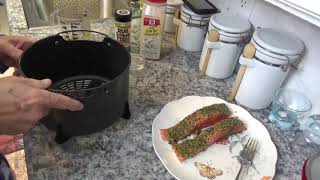 NINJA FOODi DELUXE and SALMON FROM RAPPER TO PLATE IN 20 MINUTES [upl. by Simon]