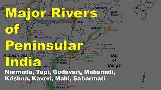 All Rivers of India through Animation  GS Geography for UPSC CSE Prelims amp Mains [upl. by Meagher]