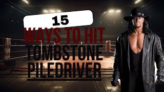 15 Ways to Hit Tombstone Piledriver in WWE 2K24 [upl. by Nollat493]